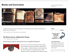 Tablet Screenshot of booksandcurriculum.com